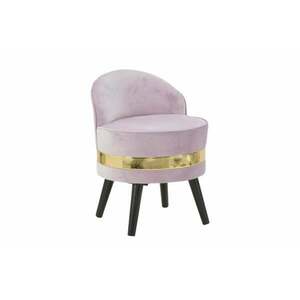 PARIS rózsaszín és arany bársony szék kép