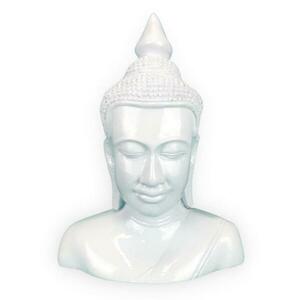 THAI fehér Buddha mellszobor kép