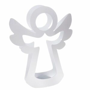 Fehér angyalka gyertyatartó kép