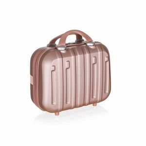 Pretty UP keményfedeles bőrönd ABS25, méret: 15, arany-rózsaszín kép
