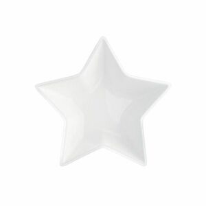 Altom Star porcelán tálka, 19 x 18 x 5, 5 cm, fehér kép