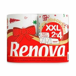 Renova Christmas 2 rétegű papír konyhai törlőkendő, 2 tekercs kép