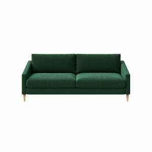 Sötétzöld bársony kanapé 200 cm Karoto – Ame Yens kép