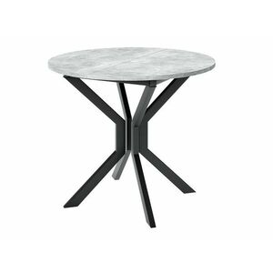 Asztal Edmond 111 (Szürke márvány + Fekete) kép