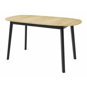 Asztal Edmond 114 (Kézműves aranytölgy + Fekete) kép