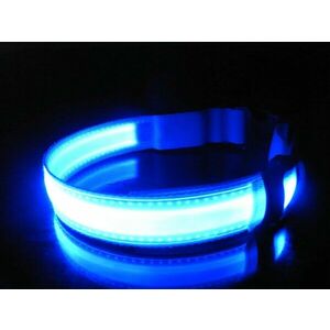 LED kutya nyakörv világító kutyanyakörv Kék L kép