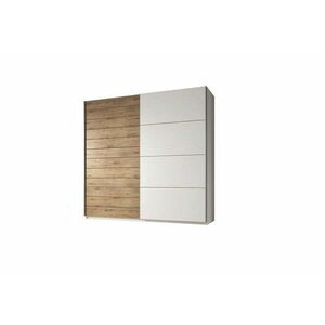 LAXYGA - Tolóajtós szekrény (17) 200, fehér/beaufort tölgy - fehér kép