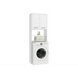 IFA fürdőszoba szekrény mosógép fölé, 64x180x30, fehér kép