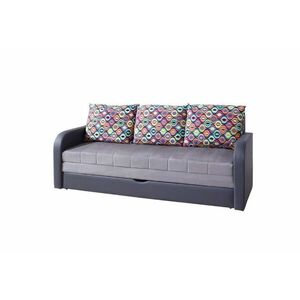 FIGARO kanapé, 86x208x75 cm, grafit/hamu, 2-es szövet kép