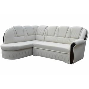 QUEEN ágyazható ülőgarnitúra, 250x105x180 cm, soft 017 white, balos kép