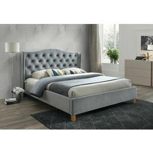 CADERA Velvet kárpitozott ágy, 160x200, bluvel 14 kép