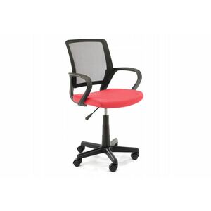 KORAD FD-6 Irodai szék, 53x81-93x56, 5, piros/fekete kép