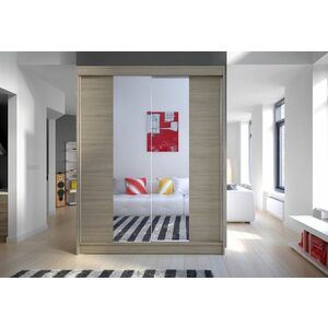 LAMINO II ruhásszekrény, 150x200x58, sonoma kép