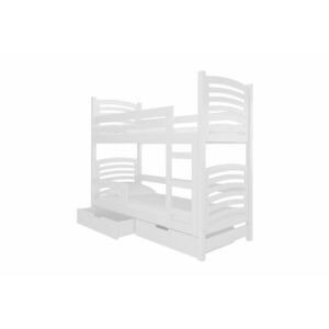 OSINA emeletes ágy, 180x75, fehér kép