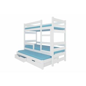 MARLOT emeletes ágy, 180x75, biela kép