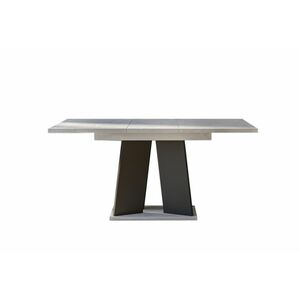 LUPO szétnyitható étkezőasztal, 120/160x75x90, K350 concrete flow/fekete kép