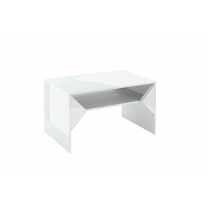 RAFLE dohányzóasztal, 100x60x55, fehér fényű kép