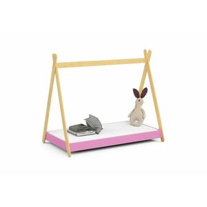GALEN gyerekágy + matrac, 160x80, rózsaszín kép