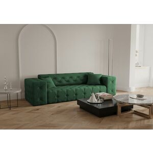 MELANA kanapé 2, 251x73x88, opera green kép