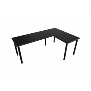 LOOK N sarok számítógépasztal, 160/110x73-76x50, fekete, jobb kép