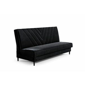 ERICA kárpitozott kanapé, 200x93x90, monolith 97/fekete kép
