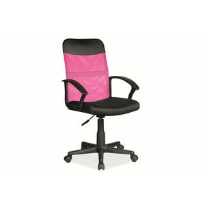 VIKY Q-702 gyerek szék, 49x95-105x48, rózsaszín/fekete kép
