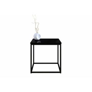 RABAT II dohányzóasztal, 60x45x60, magasfényű fekete kép