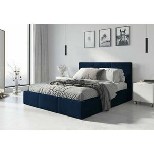 NICKY kárpitozott ágy, 140x200, kék kép