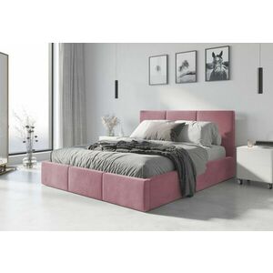 NICKY kárpitozott ágy, 140x200, rózsaszín kép