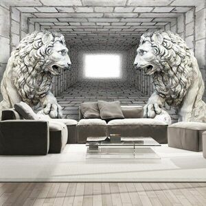Öntapadó tapéta kő oroszlán - Stone Lions kép