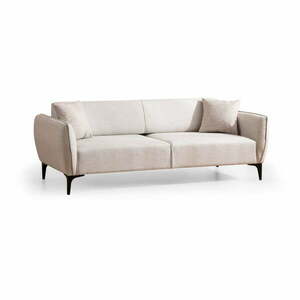 Krémszínű kanapé 220 cm Belissimo – Balcab Home kép