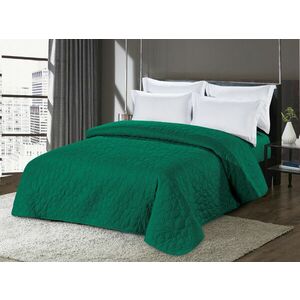 STONE zöld ágytakaró mintával Méret: 220 x 240 cm kép