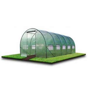 Gardenline könnyű szerkezetes üvegház 800X300X200cm-es zöld színben kép