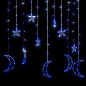 Karácsonyi LED világítás - csillagok, kék kép