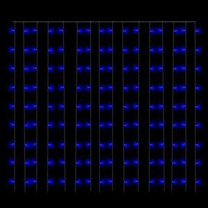8 funkciós kék fényfüggöny 300 led-del 3 x 3 m kép