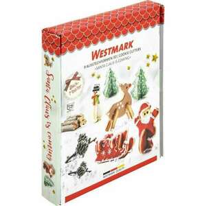 Westmark 31982260 sütemény kiszúró, 3D karácsonyi formák, 9db kép