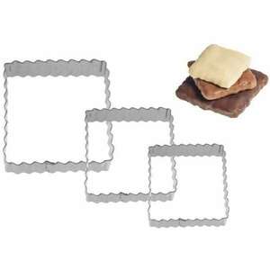 Westmark 35272291 sütemény kiszúró, 3 részes, hullámos négyzet formájú kép