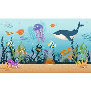 Tenger élővilága, óceán állatai poszter - 360 cm x 215 cm - Best4... kép
