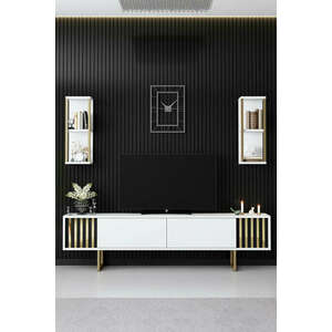 Gold Nappali bútor szett Fehér Fekete kép