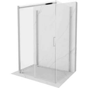 Mexen Omega háromoldalú zuhanykabin Toló ajtóval 120 x 90 cm, ... kép