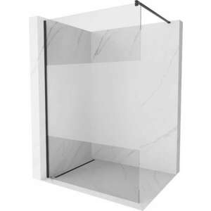 Mexen Kioto Walk-In Zuhanyfal 120 x 200 cm, átlátszó üveg/ szaté... kép