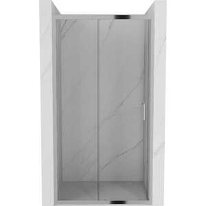 Mexen Apia Zuhany ajtó csúszó 90 cm, átlátszó , króm - 845-09... kép
