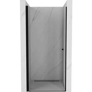 Mexen Pretoria Zuhany ajtó nyíló 100 cm, átlátszó , fekete - ... kép