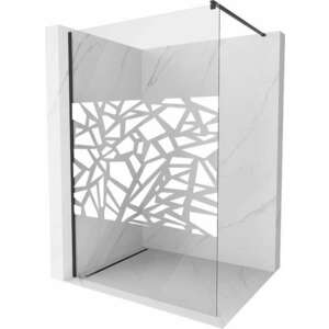 Mexen Kioto Walk-In Zuhanyfal 70 x 200 cm, átlátszó üveg/fehér... kép