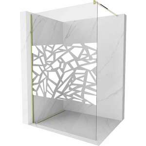 Mexen Kioto Walk-In Zuhanyfal 100 x 200 cm, átlátszó üveg/fehér... kép
