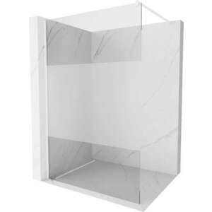 Mexen Kioto Walk-In Zuhanyfal 110 x 200 cm, átlátszó üveg/ szaté... kép