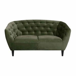 Ria zöld bársony kanapé, 150 cm - Actona kép