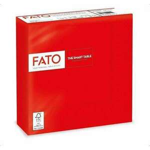 FATO Szalvéta, 1/4 hajtogatott, 33x33 cm, FATO "Smart Table", piros kép