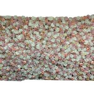 Virágfal, Rózsafal, Fotófal 150×200 cm Fehér-Krém-Rózsaszín kép