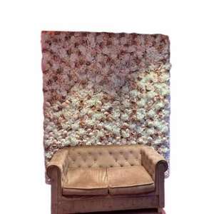 Virágfal, Rózsafal, Fotófal 150×200 cm Krém-Fehér-Rózsaszín kép